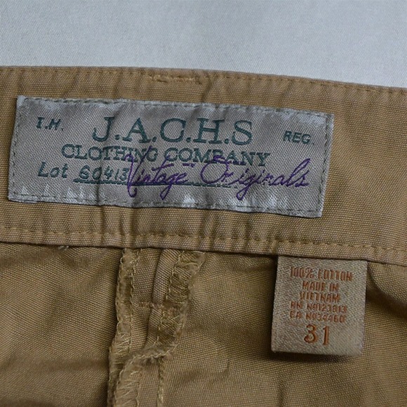 Jachs 31 x 34 Straight 5 Pocket Khaki Flex Denim Jeans - Picture 3 of 5